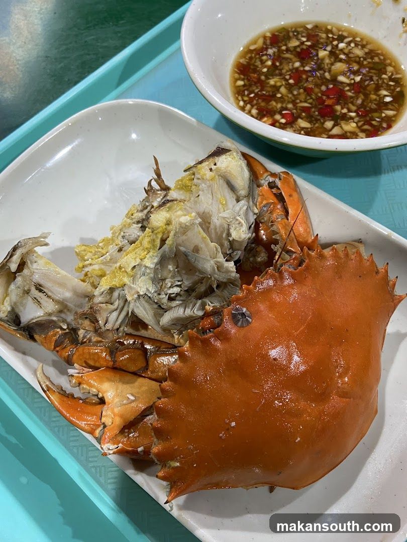 Steamed Crab with Sauce