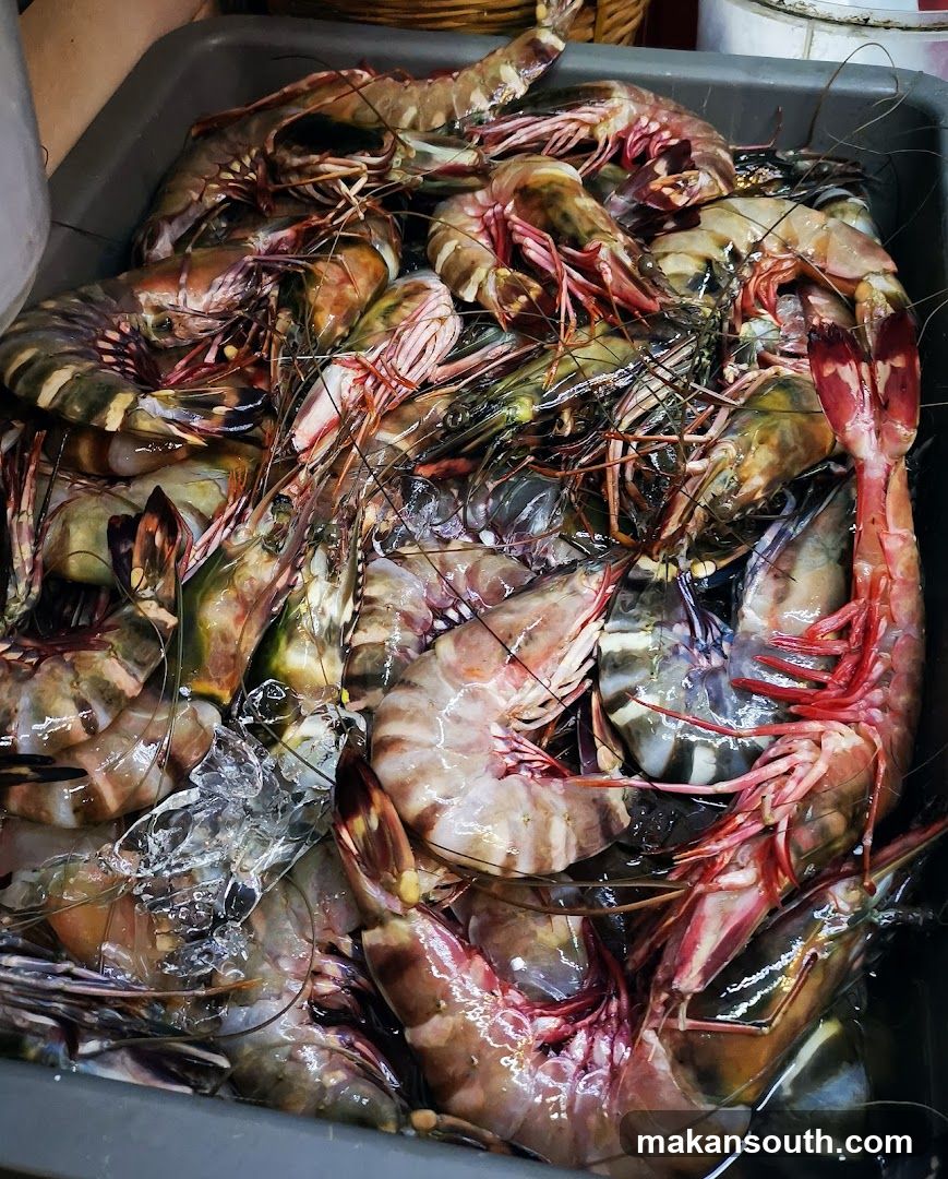 Fresh Shrimp Display