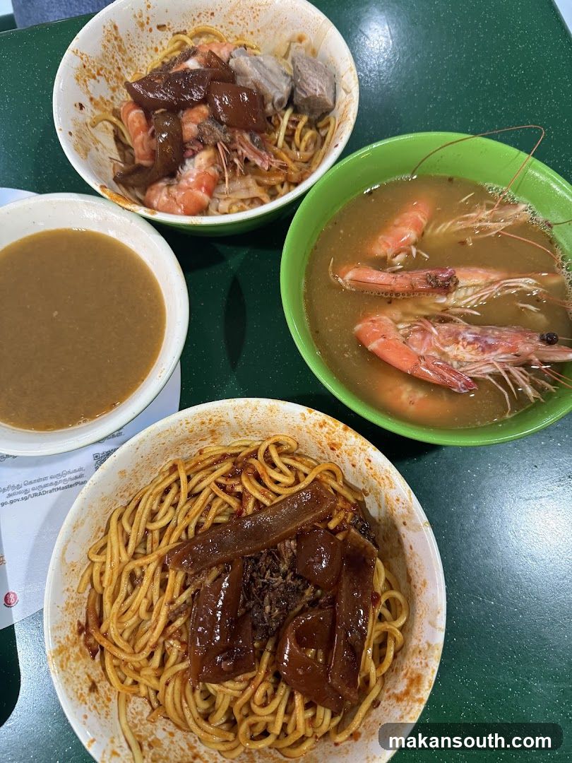 Noodle and Shrimp Meal