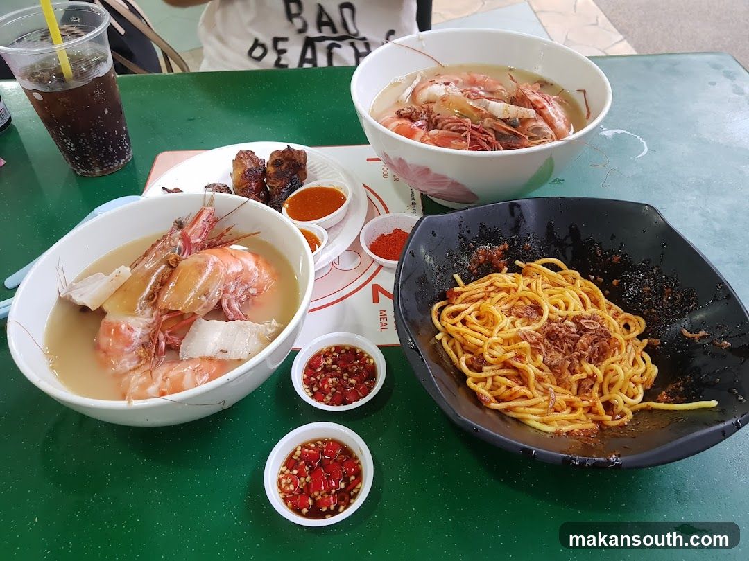Seafood and Noodle Meal