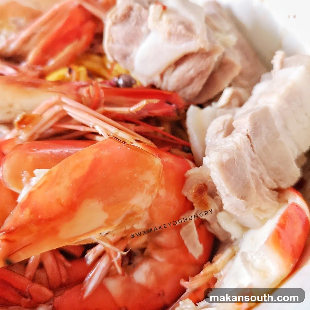 Steamed Seafood Dish