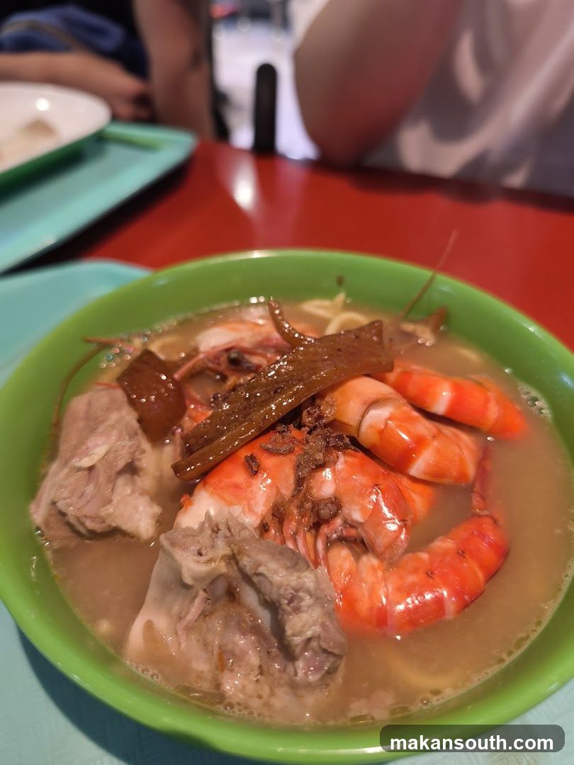 Shrimp and Meat Soup Bowl