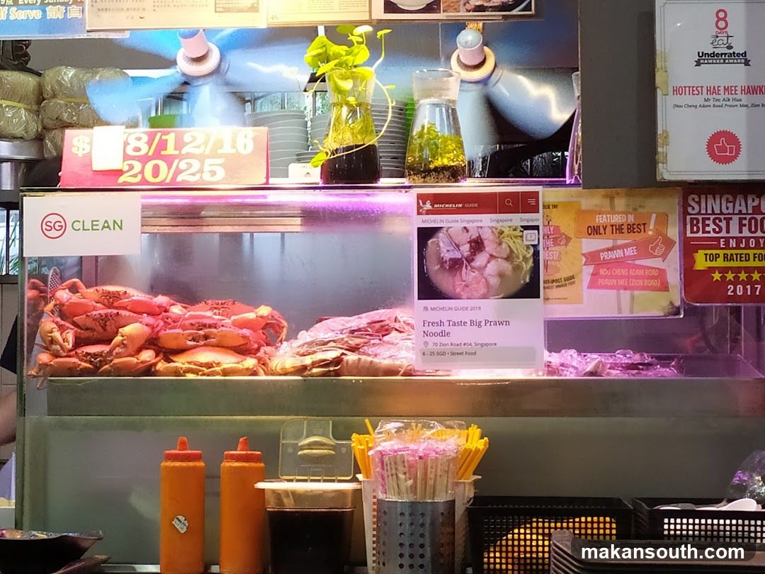 Seafood Stall Display