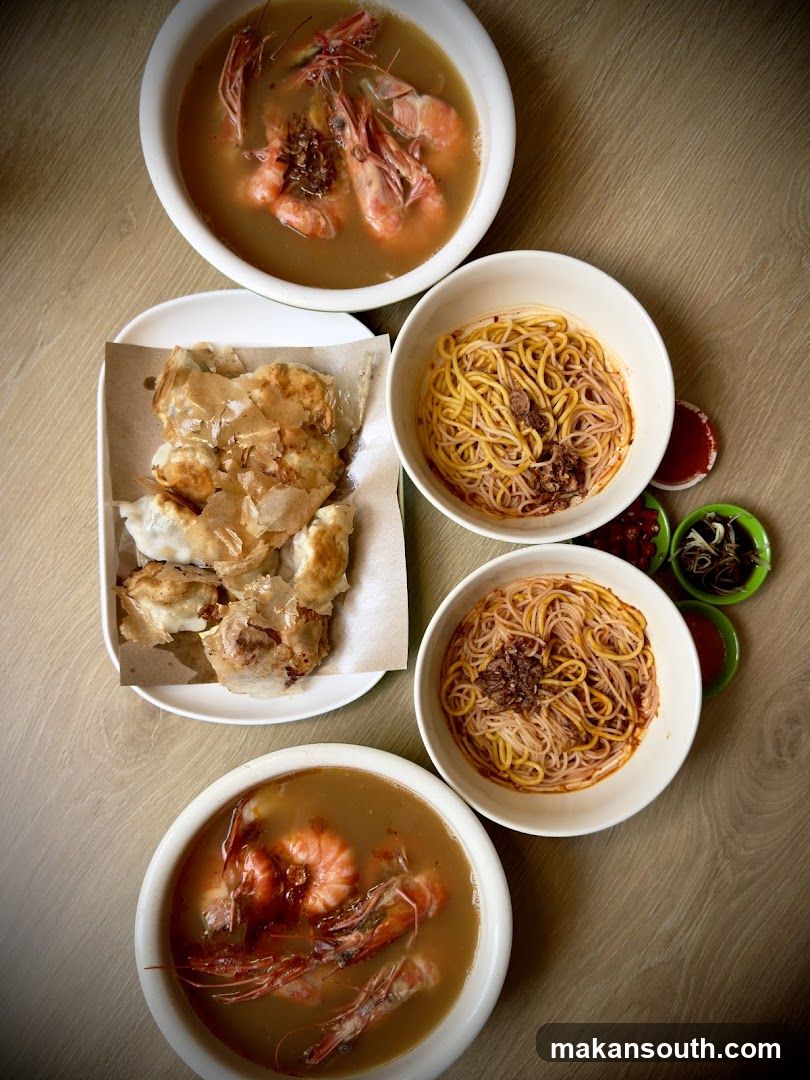 Shrimp and Noodle Meal Set