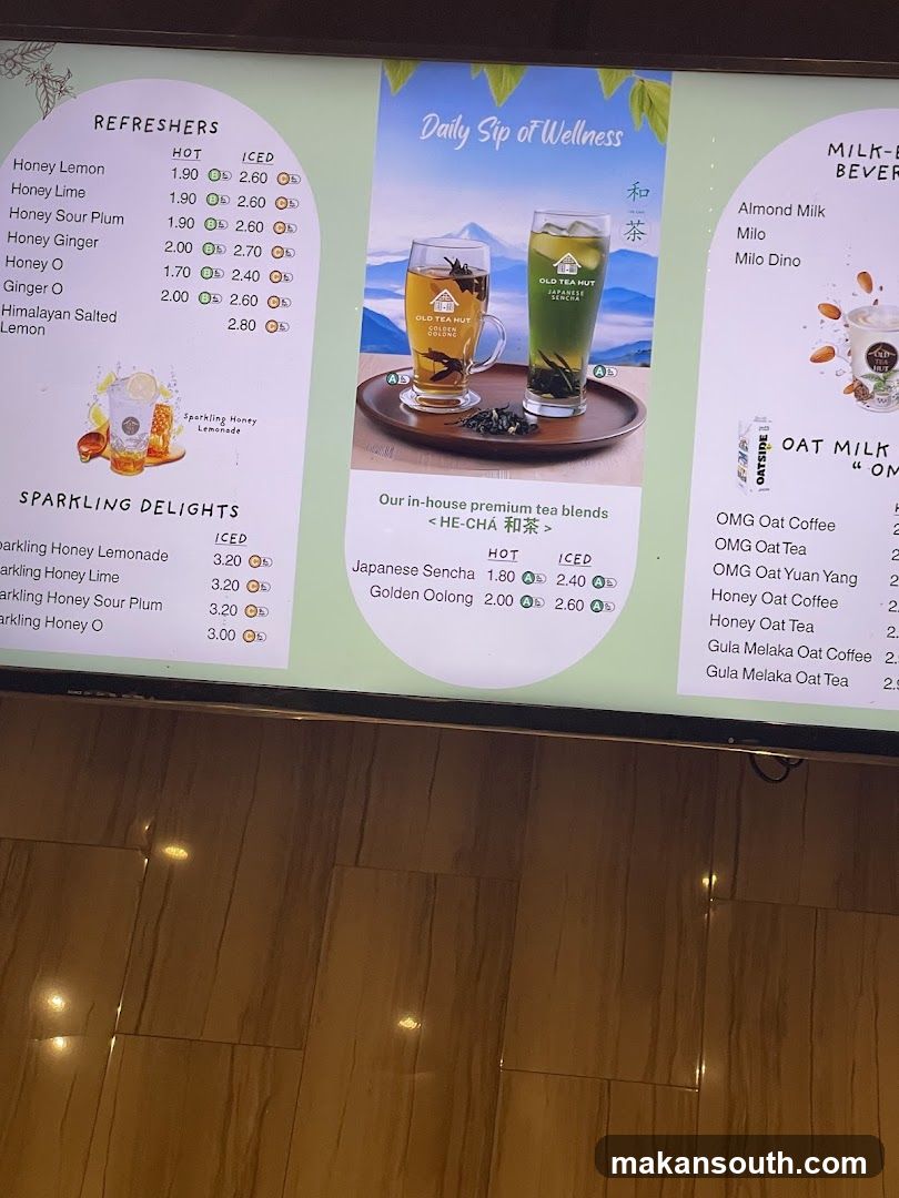 Tea Shop Menu Board