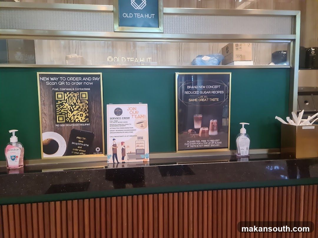 Old Tea Hut Counter Display