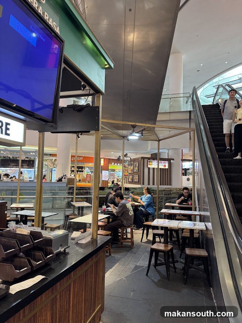 Food Court Interior Scene
