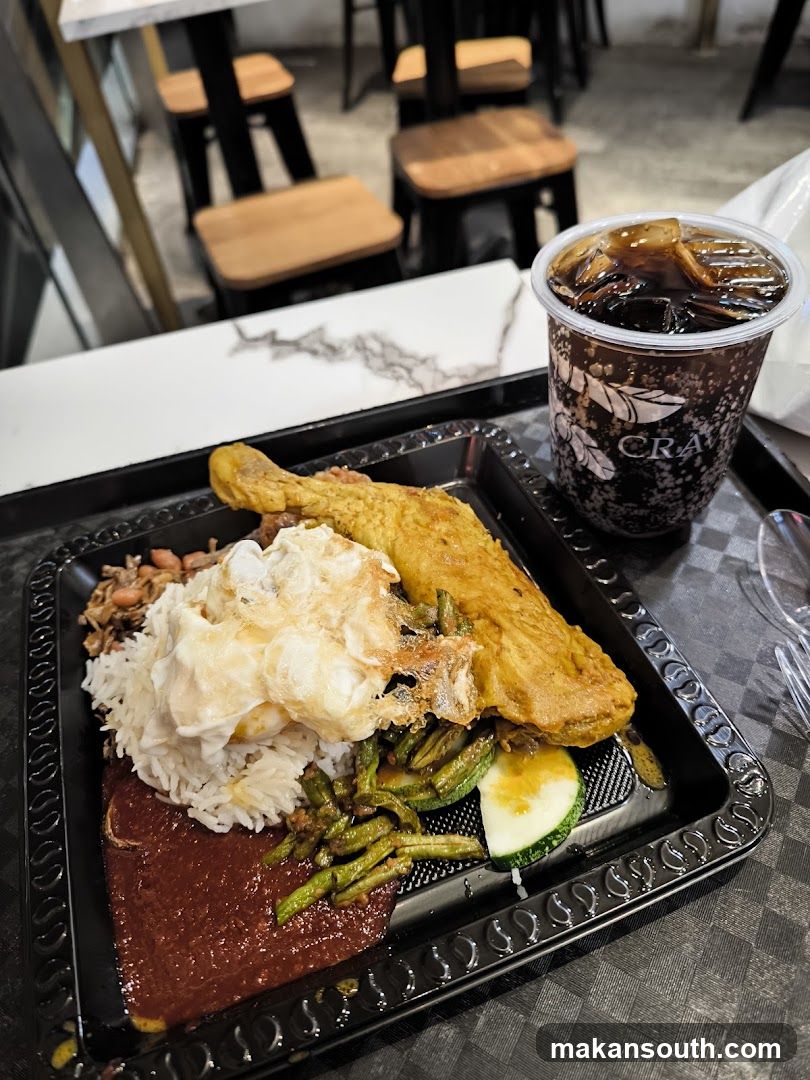 Food Tray with Fried Chicken and Drink
