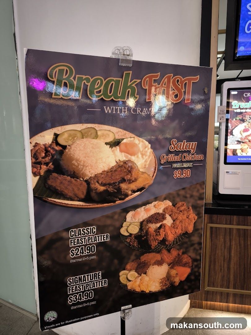 Breakfast Menu Display