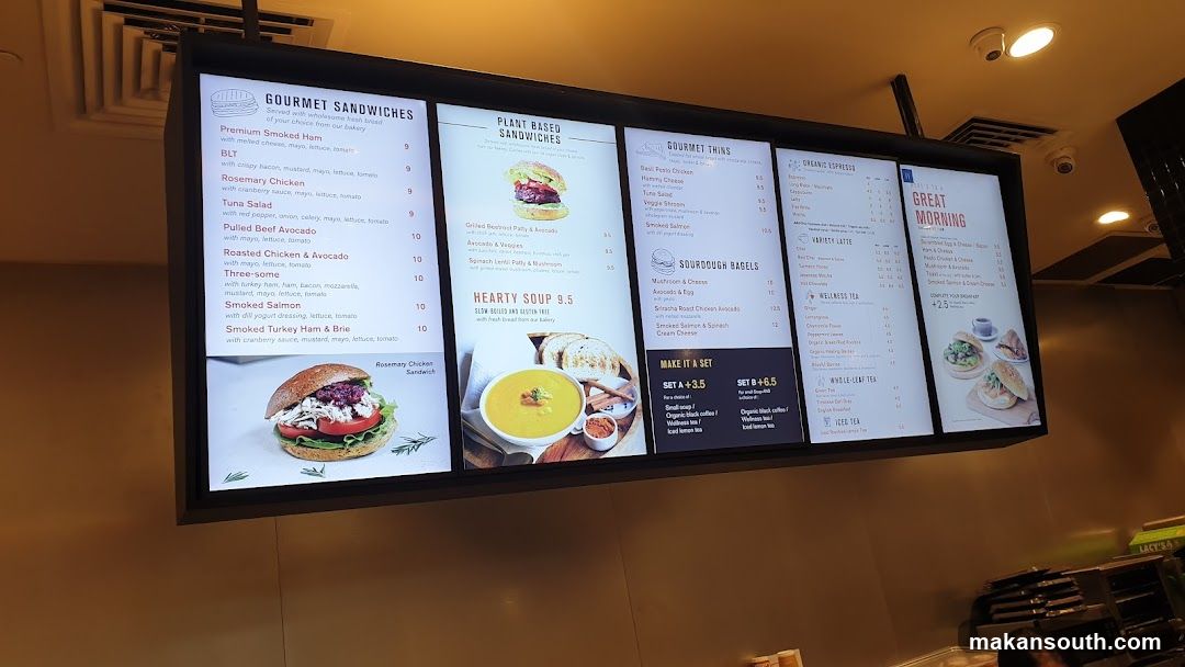 Gourmet Sandwiches & More Menu Board