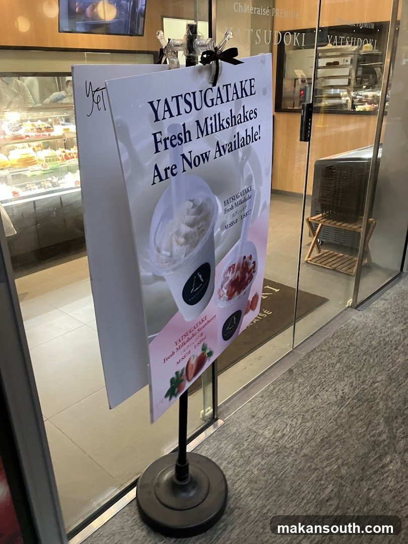 Yatsugatake Fresh Milkshakes Advertisement