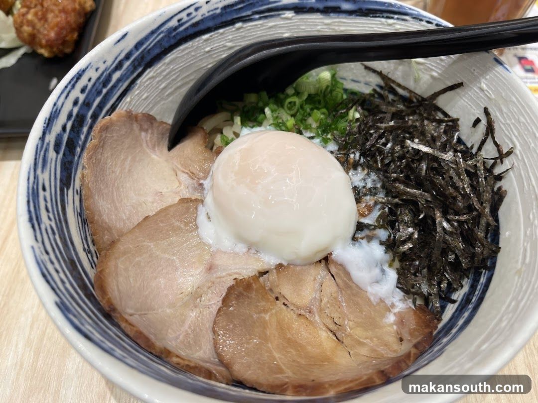 Ramen Bowl with Soft-Boiled Egg and Pork Slices