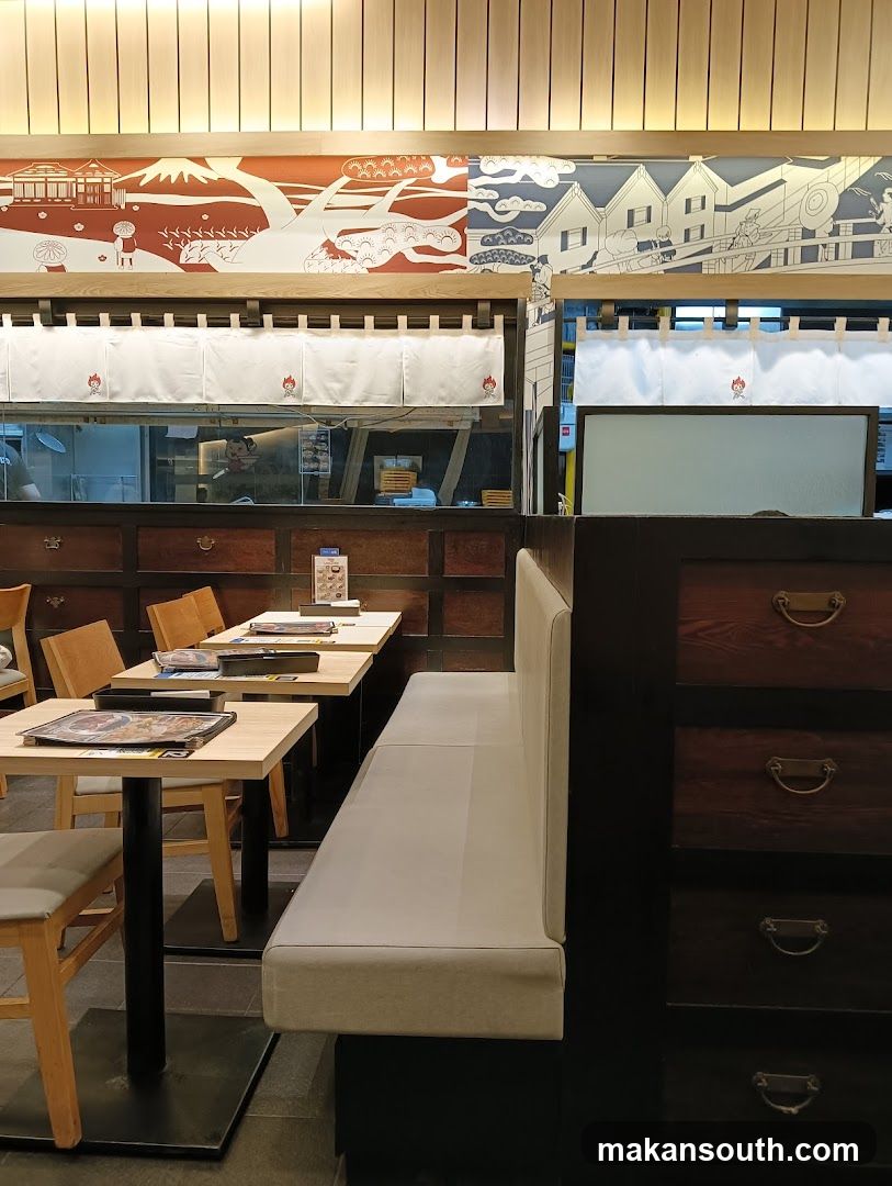 Restaurant Interior with Japanese Decor