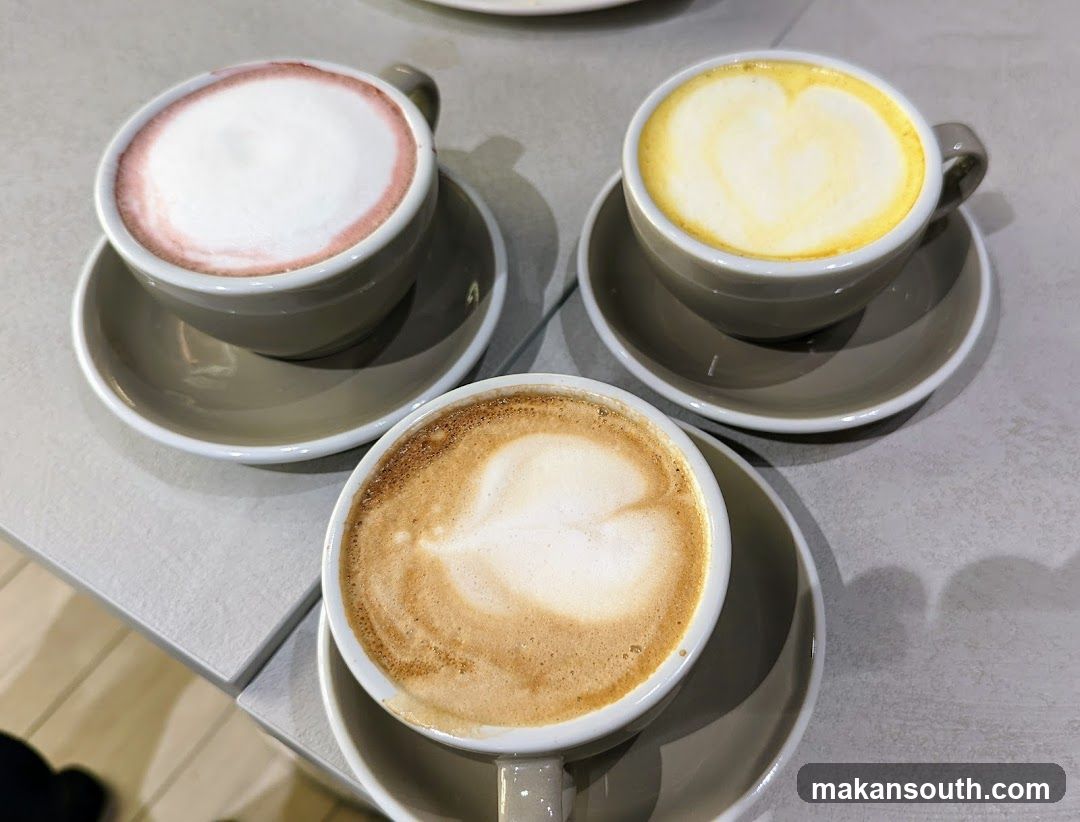 Three Coffee Cups on a Table