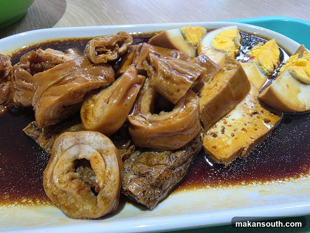 Braised Offal and Tofu Dish