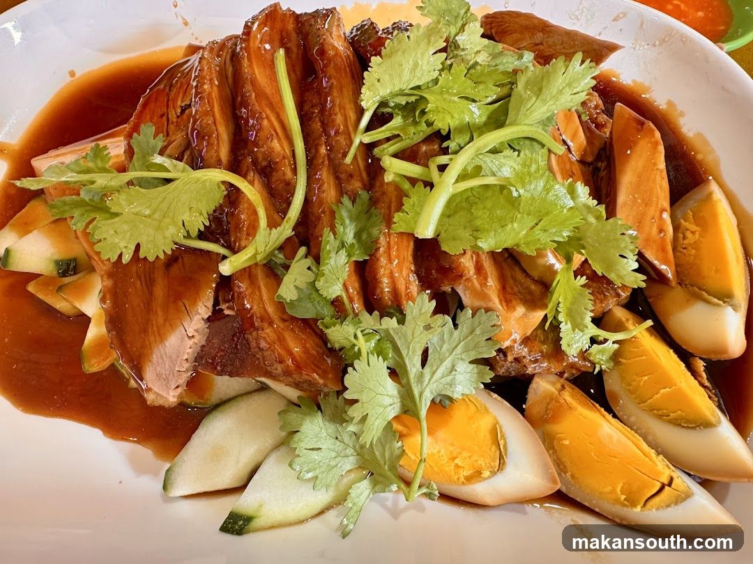Sliced Meat with Soy Sauce and Hard-Boiled Eggs