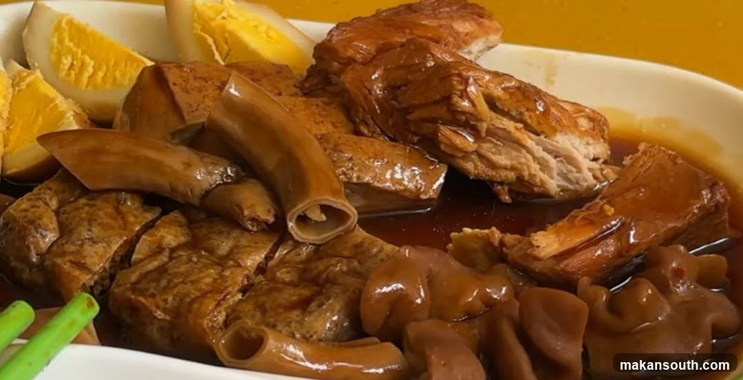 Braised Offal and Meat Dish
