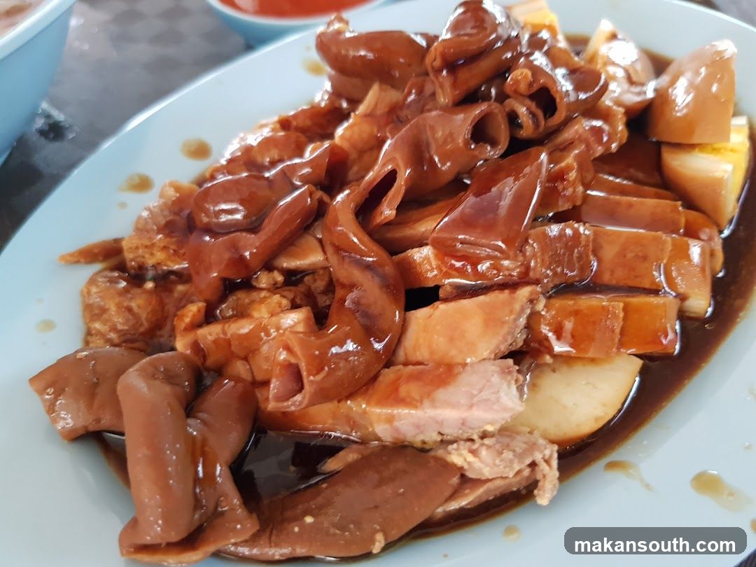 Braised Offal and Meat Dish