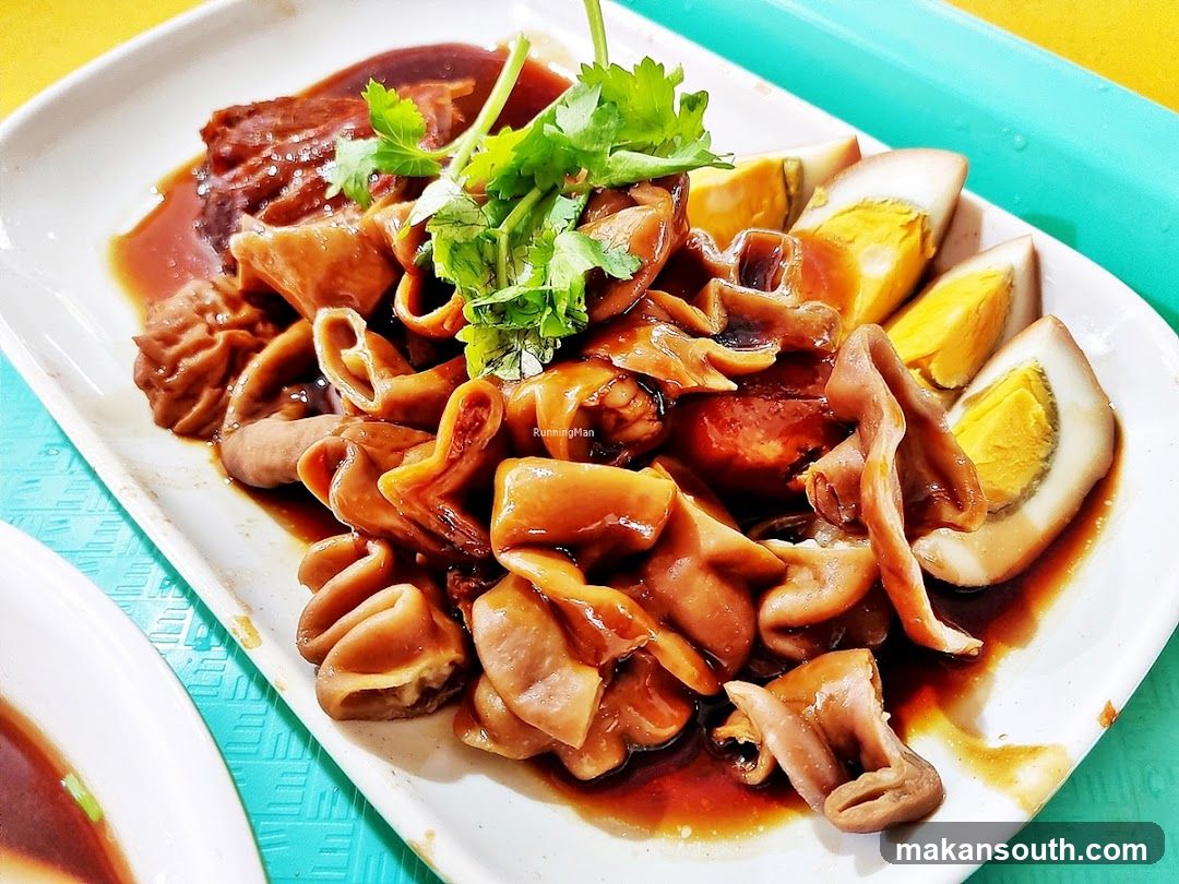 Stir-fried Offal with Boiled Egg