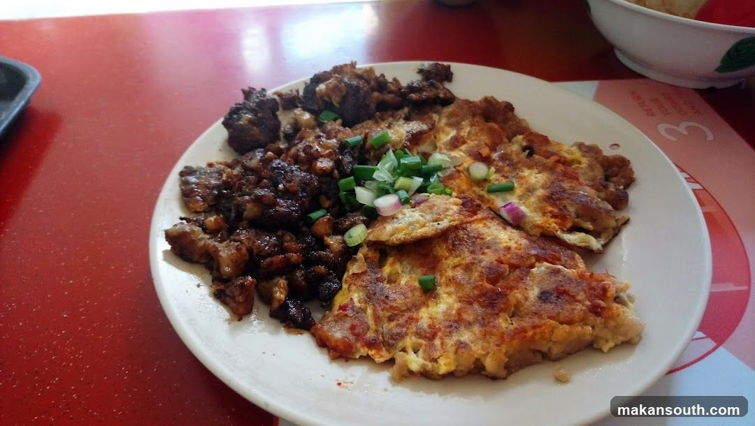 Plate of Fried Rice with Minced Meat and Egg