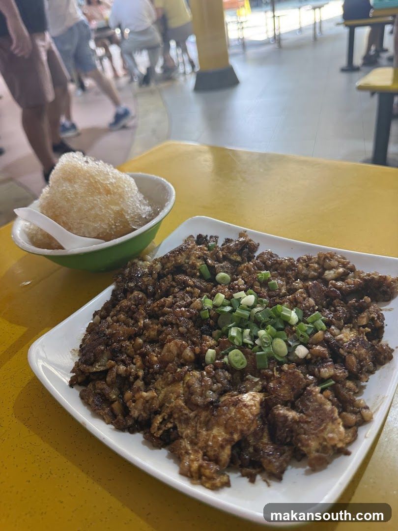 Food at a food court or hawker center