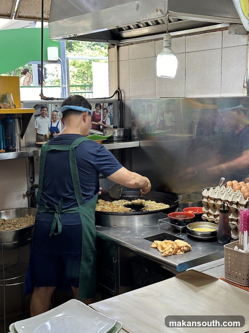 Food Stall Kitchen Scene