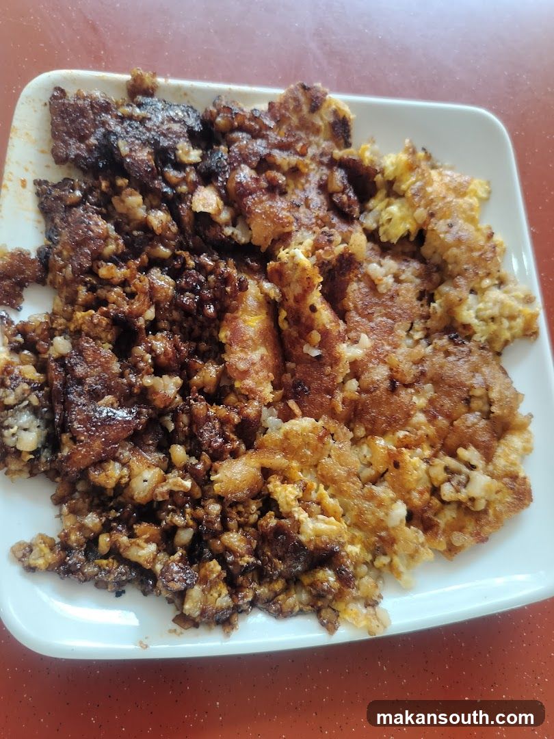 Fried Rice with Meat and Egg
