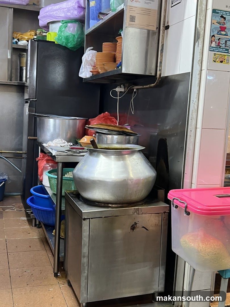 Kitchen Interior with Cooking Pot