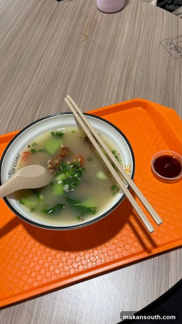 Soup Bowl on Orange Tray