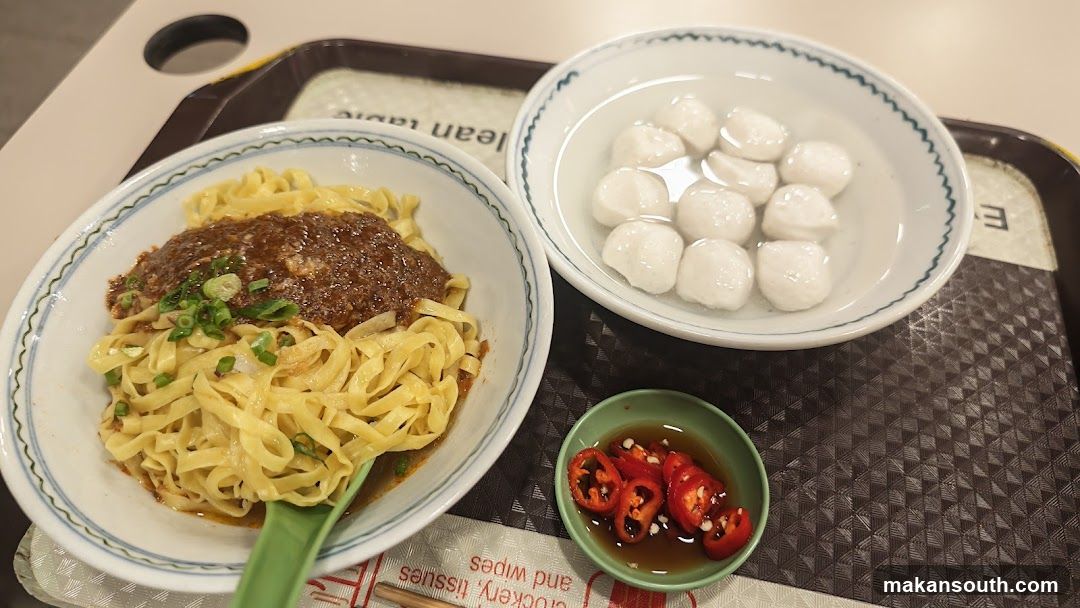 Noodle and Fish Ball Meal