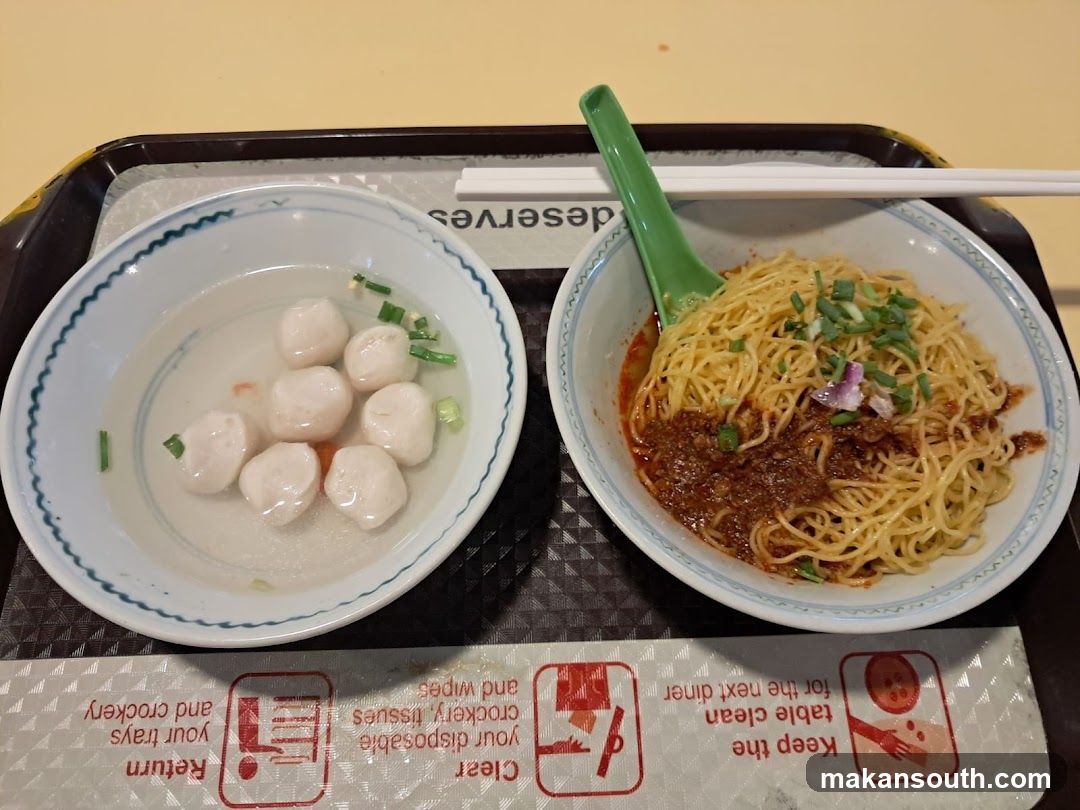 Noodle and Fish Ball Meal