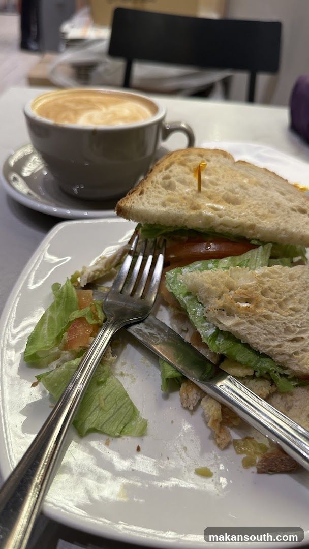 Sandwich and Latte