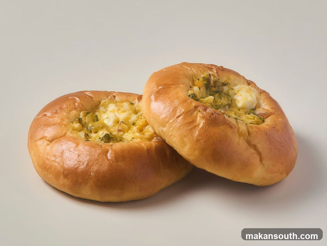 Baked Bread with Filling