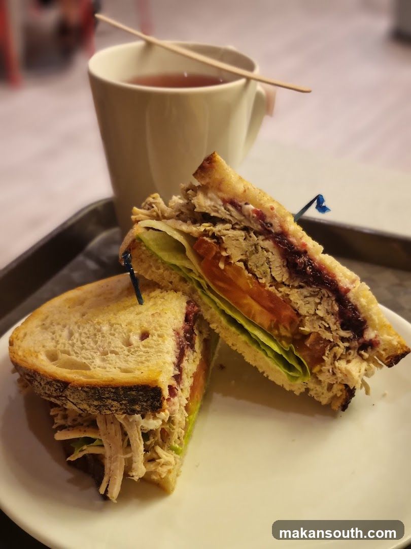 Sandwich and Tea