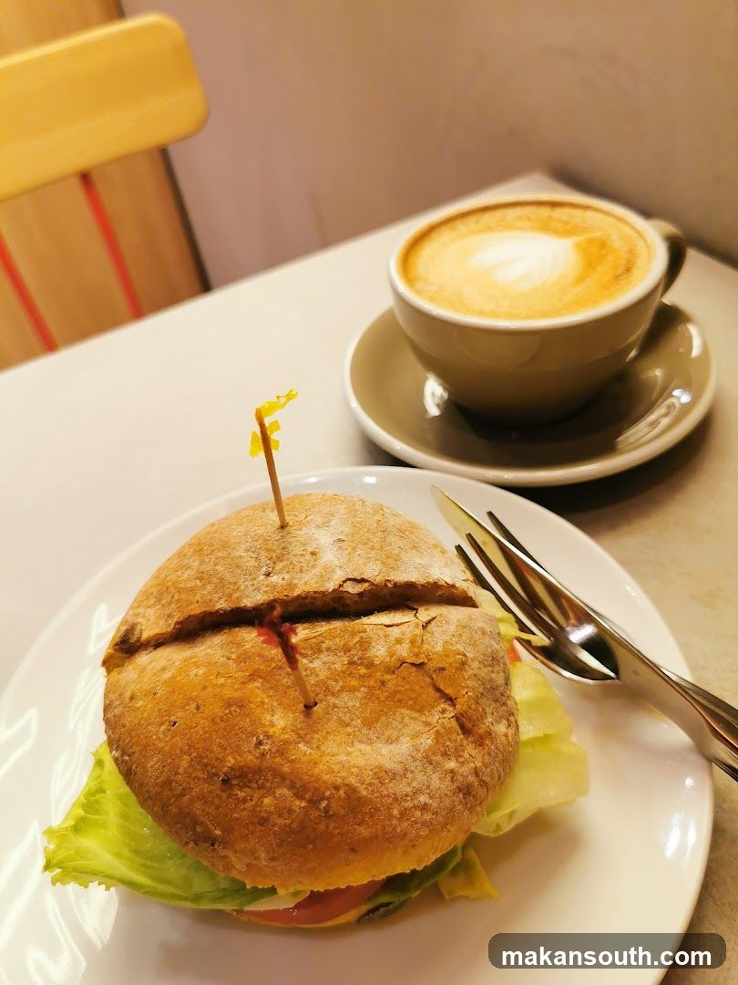 Sandwich and Coffee