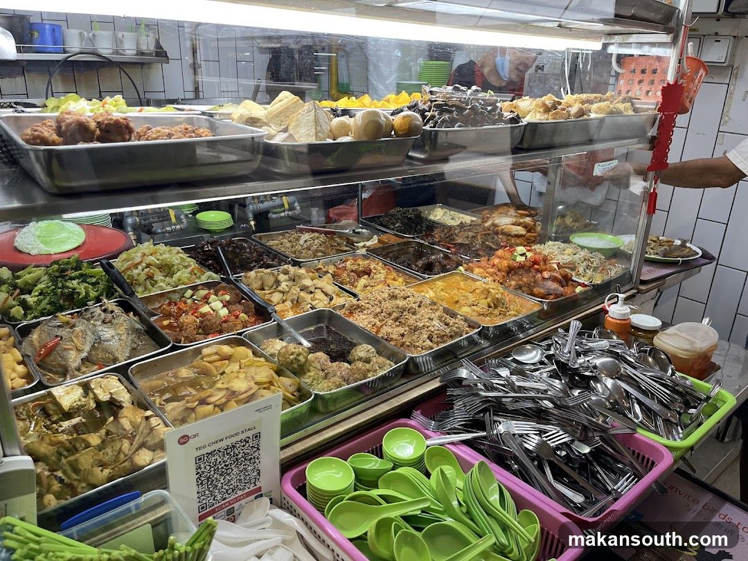 Hawker Center Food Stall Display