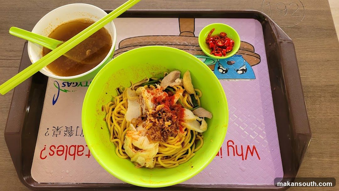 Noodle Meal on Tray