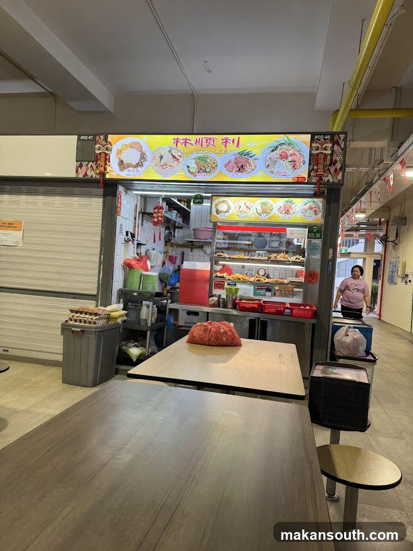 Food Stall Interior View