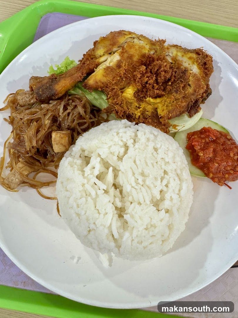 Fried Chicken Rice Plate