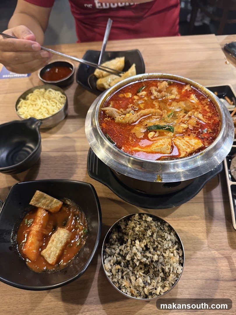 Korean Hot Pot Meal