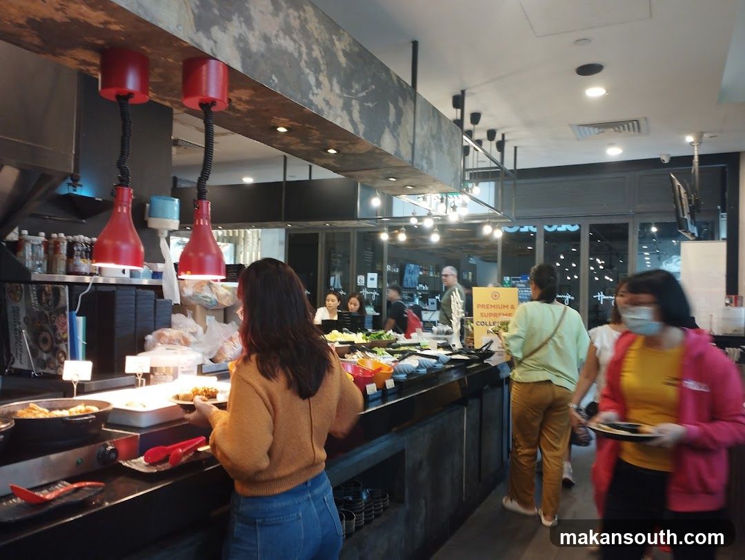 Buffet Line Interior