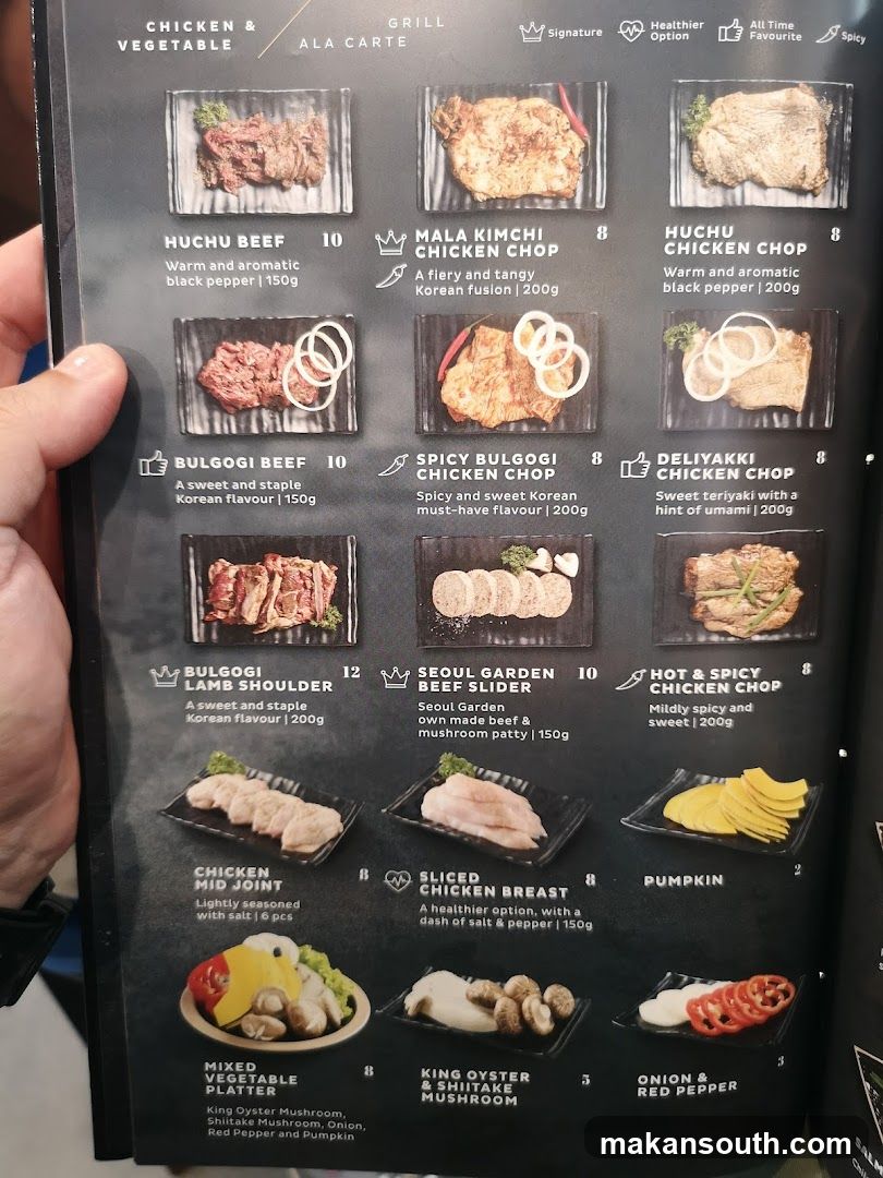 Grill Menu