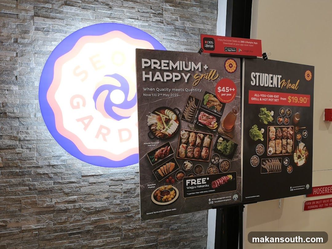 SEO Garden Grill Menu Display