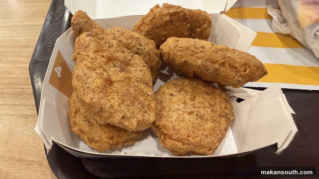 McSpicy Burger Display