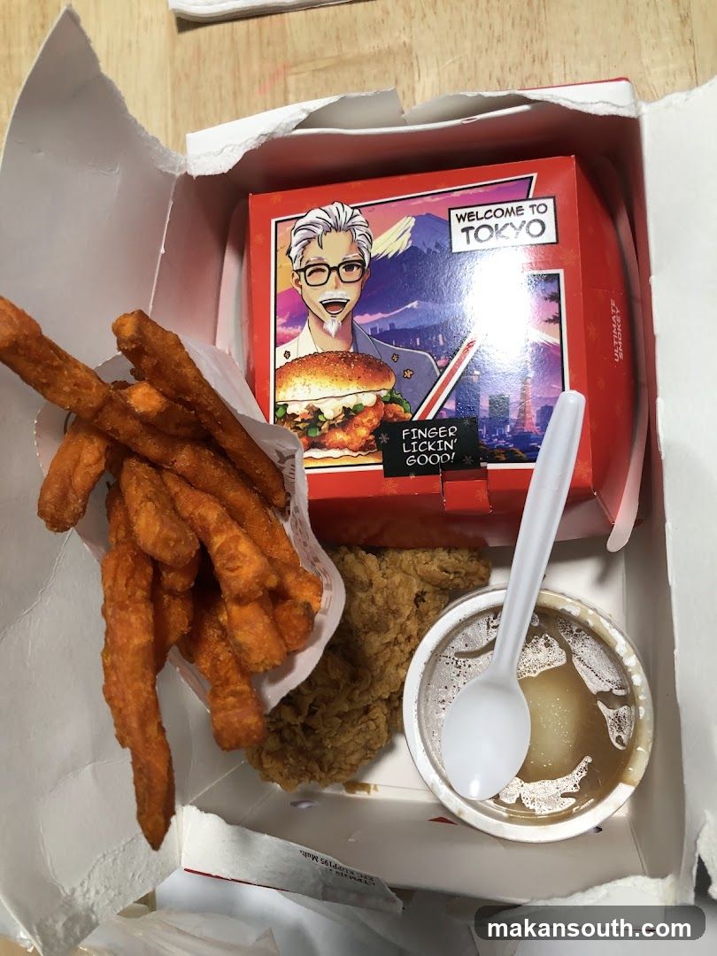 Fried Chicken Nuggets in Box