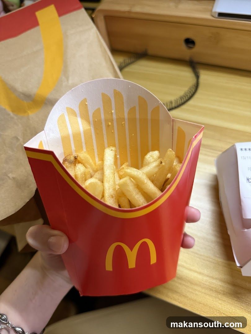 McDonald's Meal with Tater Tots and McCafé Coffee