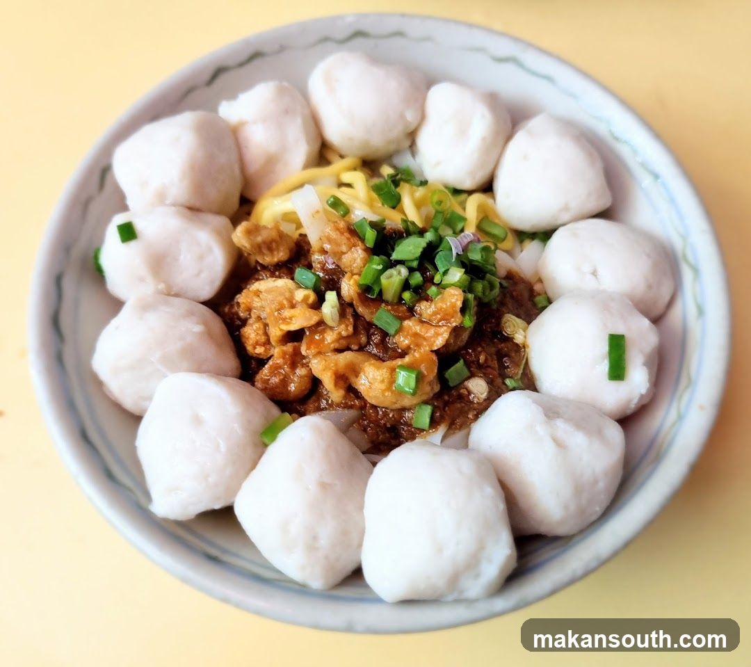 Fish Ball Noodle Bowl