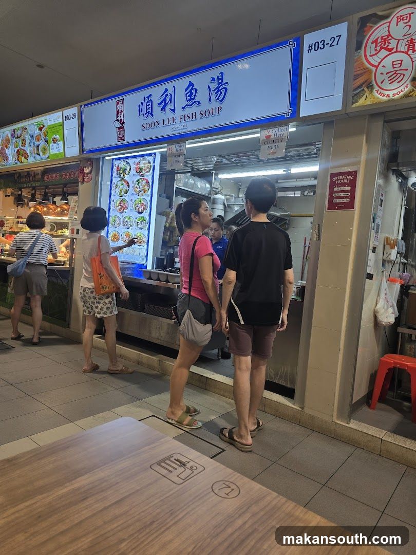 Food Stall Interior View