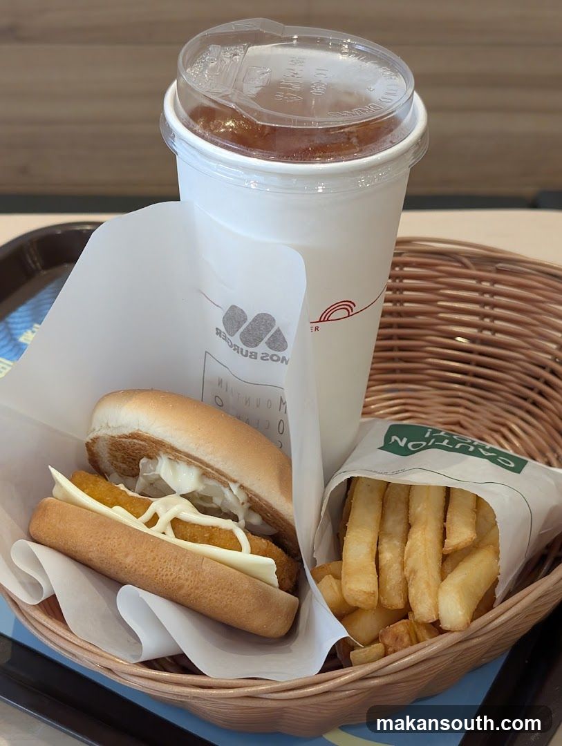 Burger and Fries Meal