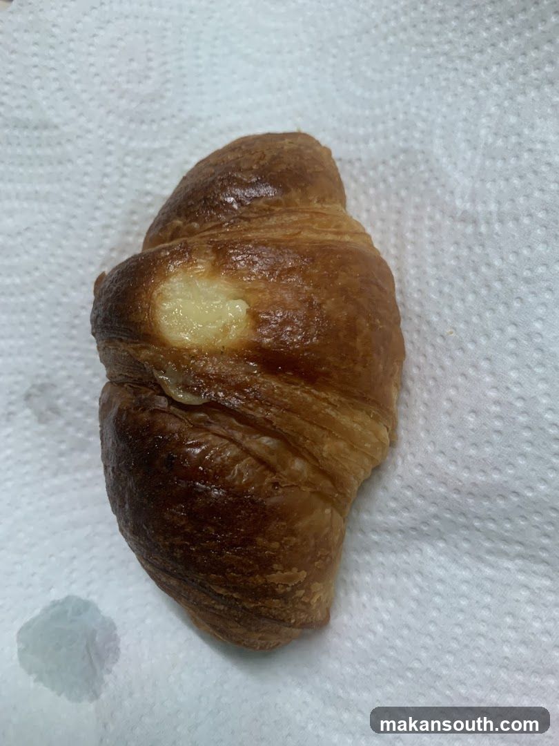 Croissant on Paper Towel